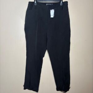 NEW NY&C Women's Black Ankle Detail Pants Size 16 Career Office
